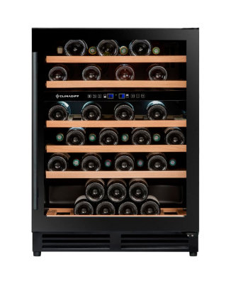 Двухзонный шкаф, Climadiff модель CBU50D2B Двухзонный шкаф для вина Climadiff CBU50D2B объёмом на 51 бутылку (16+35) стандартного размера поможет сохранить вашу винную коллекцию в оптимальных условиях. Диапазон температуры хранения, АУФ-защита, а также другие защитные системы гарантируют, что до дегустации ваш любимый напиток дойдёт в лучшем виде.