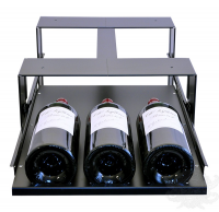 Металлическая стойка 150 с 2 полками на 6 бутылок 1,5 л (Магнум), серия CollectionRack