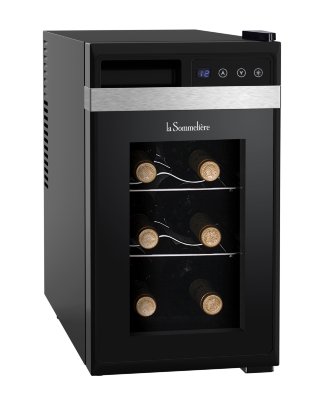 Монотемпературный шкаф, LaSommeliere модель LS8K Монотемпературный винный шкаф La Sommeliere LS8K, рассчитан на 8 стандартных бутылок.