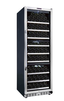 Трехзонный винный шкаф, LaSommeliere модель MZ180TZ Винный шкаф LaSommeliere MZ180TZ вместит 166 бутылок стандартного типа Бордо, а благодаря богатому набору функций он станет полезным и незаменимым помощником в вашем любимом деле.