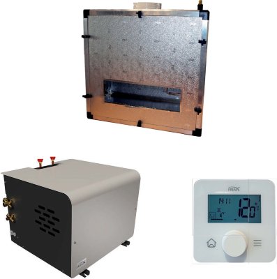 Сплит-система FRIAX SPC 30 WEVI Vintage groupe GCW Сплит-система FRIAX SPC 30 WEVI Vintage groupe GCW с водяным охлаждением конденсаторного блока для винных погребов/комнат объёмом до 30 м3. Внутренний блок Vintage функционирует как в режиме охлаждения, так и в режиме обогрева.

	Мощность охлаждения: 780 Вт;
	Мощность обогрева: 850 Вт;
	Хладагент: R513A (Оборудование поставляется без хладагента);
	Система безопасного обогрева;
	Система контроля давления конденсации;
	Реле давления HP/BP;
	Система увлажнения HGR%;
	Беспроводной блок управления.

Монтаж производится скрыто на стене.