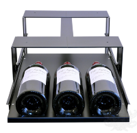 Металлическая стойка ARCave серии CollectionRack150 5G с 2 полк общей вмест. 6 бутылок 1,5 л(Магнум)