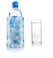 Охладительная рубашка VacuVin Rapid Ice для воды/пива 0,33-0,5л,цвет: голубой бриллиант, арт.3854860