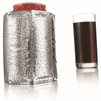 Набор из 2-х охладительных рубашек для ёмкостей объёмом 0,33 л, серебро