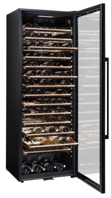Мультитемпературный шкаф, LaSommeliere модель ECELLAR185G2 Первый в мире "умный" винный шкаф ECCELAR185 от LaSommeliere.
Мультитемпературный шкаф для хранения и подготовки вина к подаче вместимостью 185 бутылок. 
Оснащен "умными" полками, которые позволяют в режиме онлайн контролировать свою коллекцию. 
Используйте свой смартфон для управления реестром содержимого винного шкафа.
Шкаф оснащен всеми необходимыми системами для сохранения вина: угольный фильтр, вентилируемое охлаждение, система антивибрации, система "зима", электронное управление.