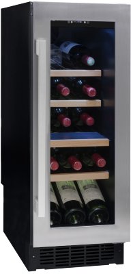 Монотемпературный шкаф, Avintage модель AVU23SX Компактный монотемпературный встраиваемый винный шкаф Avintage AVU23SX рассчитан на 21 бутылку (типа Бордо). Оснащен электронным термостатом и удобными полками, позволяющими с легкостью доставать бутылки. Черный цвет и стильная рамка из нержавеющей стали позволяют вписать шкаф как в деловую, так и в домашнюю обстановку.
Модель оснащена перенавешиваемой дверцей.