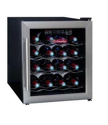 Монотемпературный шкаф, LaSommeliere модель LS16 Монотемпературный шкаф для вин LaSommeliere LS16 вместит 16 винных бутылок типа Бордо, или 60банок. Его небольшие размеры позволят разместить шкаф в помещении буквально любого размера - или даже на столе в вашем кабинете. Благодаря использованию гибридной технологии, шкаф обладает минимальными показателями шума.