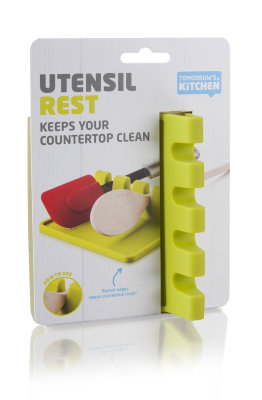 Подставка для кухонных принадлежностей Utensil Rest Green Vacuvin арт. 46706606 Можно мыть в посудомоечной машине
Благодаря большому размеру подходит для приборов любых габаритов
Имеет несколько вырезов для разных приборов
Не скользит даже на гладких поверхностях
Удерживает пружинные щипцы