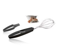 Венчик+кисть VacuVin Whisk + Brush, серый, арт.4665360