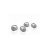 Набор из 4 закруглённых металлических камней для виски с гелем, Vin Bouquet, FIE 019