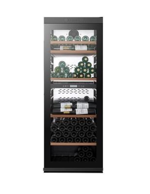 Двухзонный шкаф, Climadiff модель MILLESIME190DB Стильный, двухзонный винный шкаф MILLESIME190DB

Вместимость (верх/низ): 193 ( 88 / 105 )
Полки из массива саппели
Диапазон температуры (верх/низ): 5°-12° / 12°-20°C

Шкаф поддерживает удаленное управление и мониторинг через приложение Vinotag.