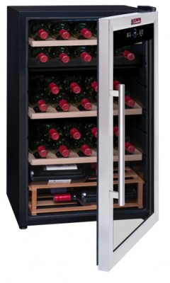 Двухзонный винный шкаф, LaSommeliere модель LS34.2Z &lt;p&gt;Двухзонный винный шкаф La Sommeliere LS34.2Z позволяет разместить 34 бутылки (типа Бордо). В двух температурных зонах можно готовить различные напитки к сервировке при максимально подходящей температуре. Шкаф оснащён 3 полками и практичной подставкой, размещаемой в нижней части шкафа. Модель имеет сенсорные кнопки с автоматической защитой от детей и удобную ручку из нержавеющей стали. &lt;/p&gt;