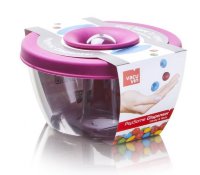 Емкость для хранения орешков, конфет, мармелада VacuVin PopSome 0,45 л, розовая,блистер, арт.2830160