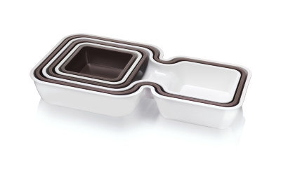 Контейнер для закусок VacuVin Serve &amp; Stack Set of 6  (6 шт) арт.2850360 Контейнер для закусок VacuVin Serve &amp; Stack Set of 6