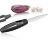 Нож для овощей + щетка VacuVin Vegetable Knife + Brush, серый, арт. 4662360