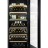 Двухзонный шкаф, LaSommeliere модель APOGEE250DZN Двухзонный шкаф, LaSommeliere модель APOGEE250DZN
