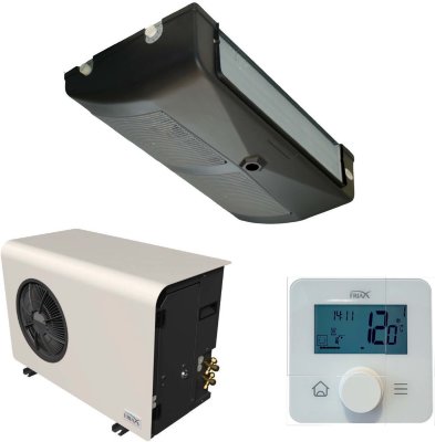 Сплит-система FRIAX SPC 170 EVPL Vintage GCH Сплит-система FRIAX SPC 170 EVPL Vintage GCH Сплит-система FRIAX SPC 170 EVPL Vintage GCH для винных погребов/комнат объёмом до 170 м3. Внутренний блок Vintage функционирует как в режиме охлаждения, так и в режиме обогрева.
	Мощность охлаждения: 2900 Вт;
	Мощность обогрева: 1600 Вт;
	Хладагент: R513A (Оборудование поставляется без хладагента);
	Система безопасного обогрева;
	Система контроля давления конденсации;
	Реле давления HP/BP;
	Реле увлажнения HGR%;
	Беспроводной блок управления.
Монтаж производится на потолок.