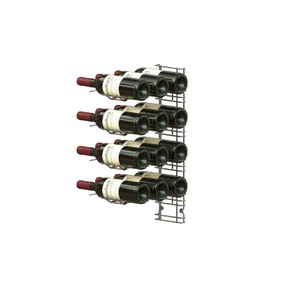 Винный стеллаж VisioPlan VRS4N3NM Стеллаж состоит из 1 стойки S4 и включает 4 корзины N3 на 3 бутылки каждая. Вместимость стеллажа - 12 бутылок.