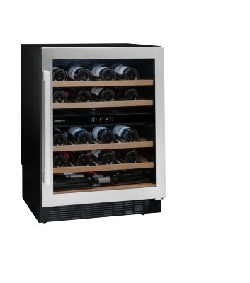 Двухзонный шкаф, Avintage модель AVU54SXDZA Двухзонный винный шкаф Avintage AVU54SXDZA на 50 бутылок (типа Бордо) прекрасно подойдет для подготовки вин к сервировке. Классический дизайн шкафа позволяет ему удачно вписаться в любую обстановку, а возможность перенавесить дверь позволяет установить модель в наиболее подходящем месте.