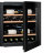 Двухзонный винный шкаф, Climadiff модель AVI60 PREMIUM с вином mixte и полузакрытой дверью