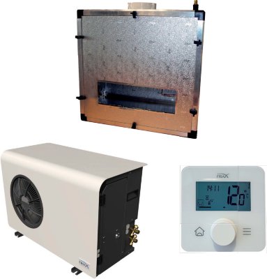 Сплит-система FRIAX SPC 170 EVI Vintage groupe GCH Сплит-система FRIAX SPC 170 EVI Vintage groupe GCH для винных погребов/комнат объёмом до 170 м3. Внутренний блок Vintage функционирует как в режиме охлаждения, так и в режиме обогрева.

	Мощность охлаждения: 2900 Вт;
	Мощность обогрева: 1600 Вт;
	Хладагент: R513A (Оборудование поставляется без хладагента);
	Система безопасного обогрева;
	Система контроля давления конденсации;
	Реле давления HP/BP;
	Система увлажнения HGR%;
	Беспроводной блок управления.

Монтаж производится скрыто на стене.